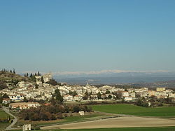 Saint-Michel-l'Observatoire, village vu du Bois des Arnauds (5)
